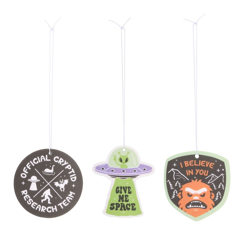 Something Different - Set of 6 Camp Cryptid Scented Air freshener - Multicolours